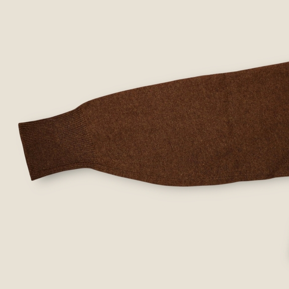 Vintage Alan Paine Pure Lambswool V Neck Sweater Made in England Size Large - Picture 7 of 12